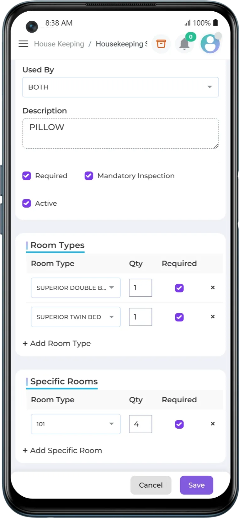 Mobile app dashboard screenshot 5